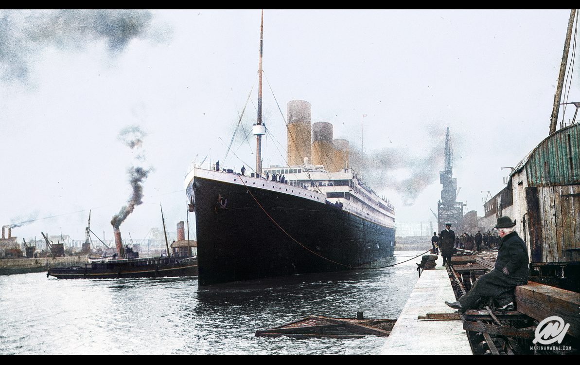 Ota selvää 30+ imagen titanic leaving port